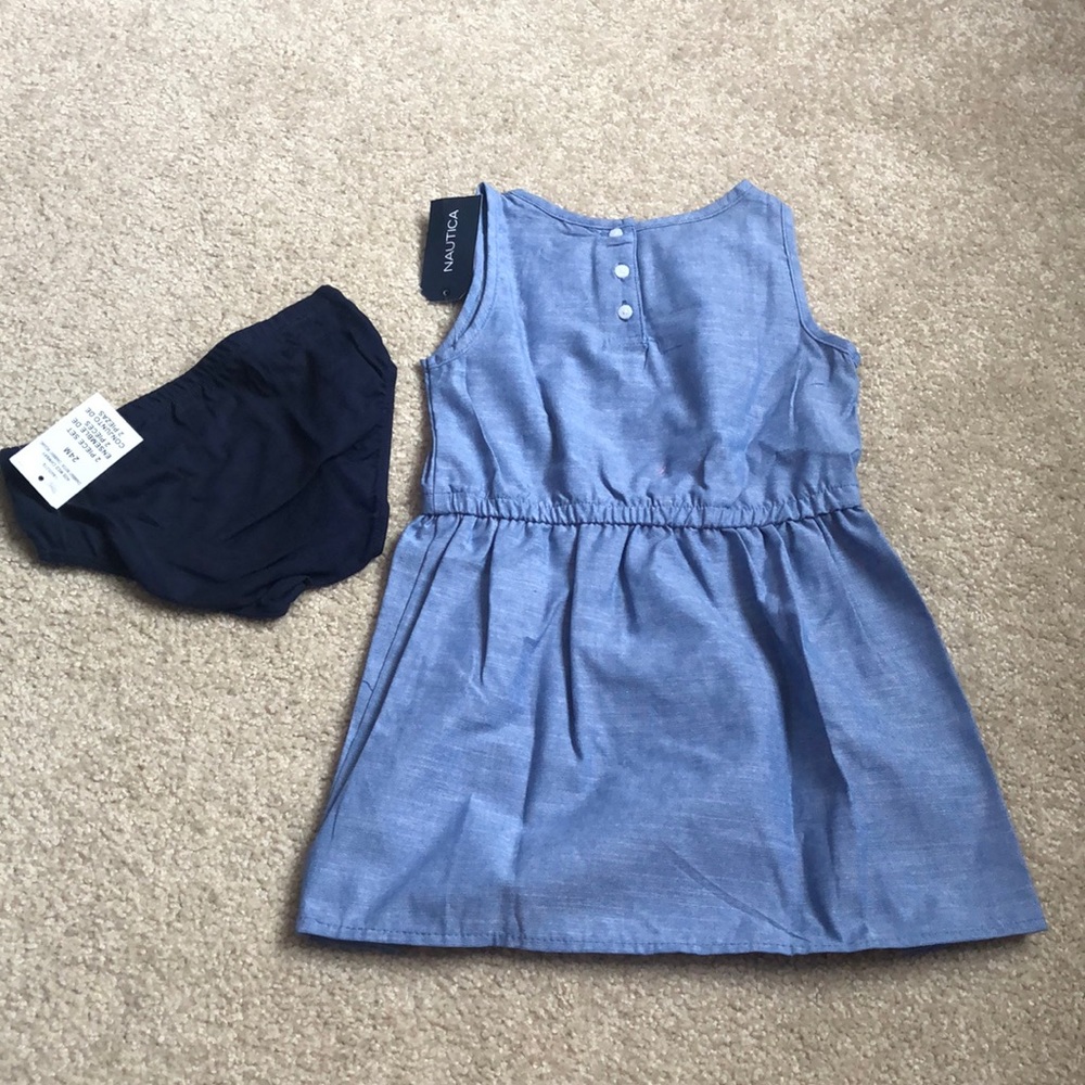 🤩Host Pick🤩 NAUTICA Embroidered Dress w Bloomers - Picture 5 of 9